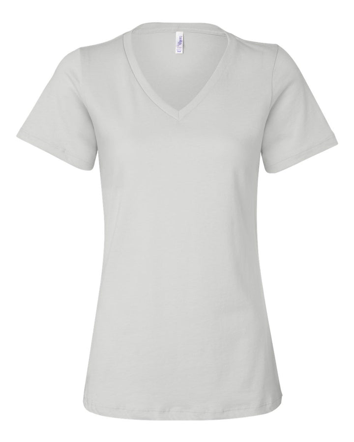 BELLA + CANVAS Women’s Relaxed Jersey V-Neck Tee – 6405