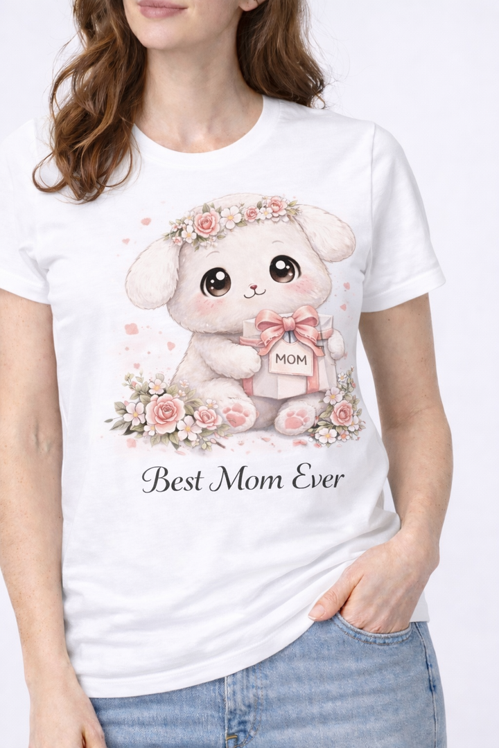 Best Mom Ever-Mothers Day Floral T-shirt