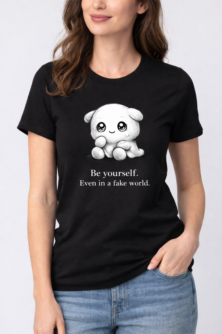 Be yourself. Even in a fake world.