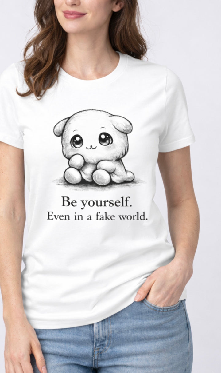 Be yourself. Even in a fake world.