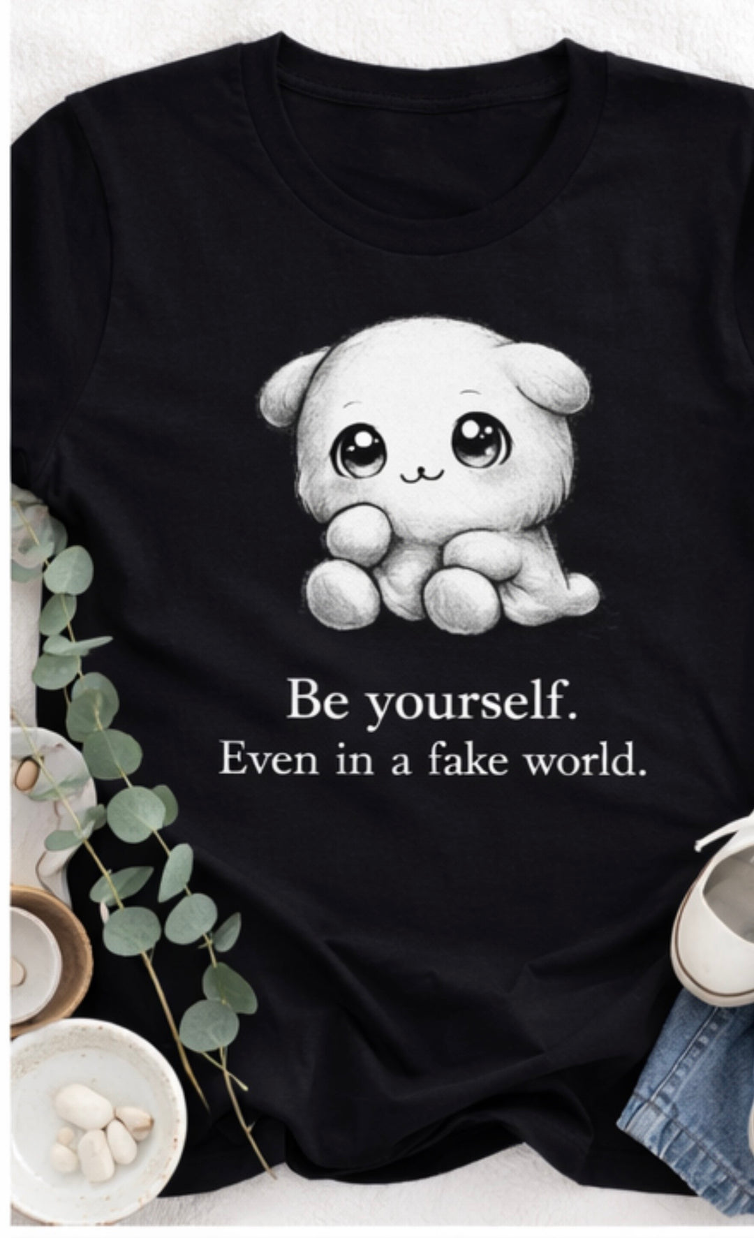 Be yourself. Even in a fake world.