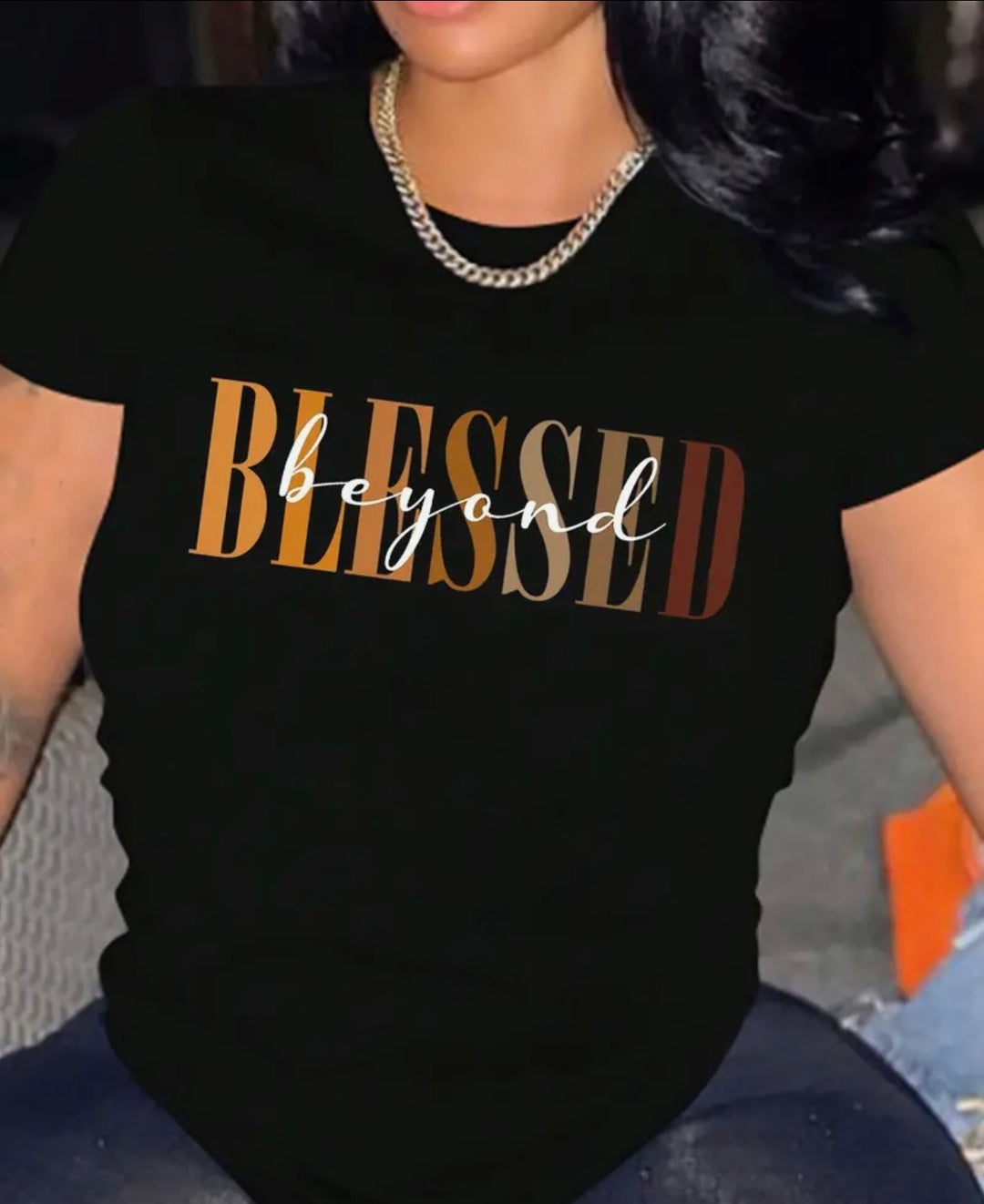 Blessed Graphic Tee-Xavier Boutique
