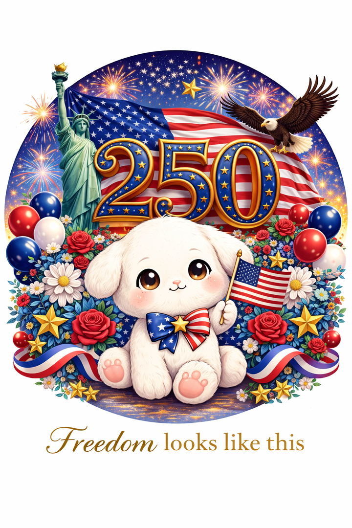 Freedom Looks Like This – 250 Years Edition