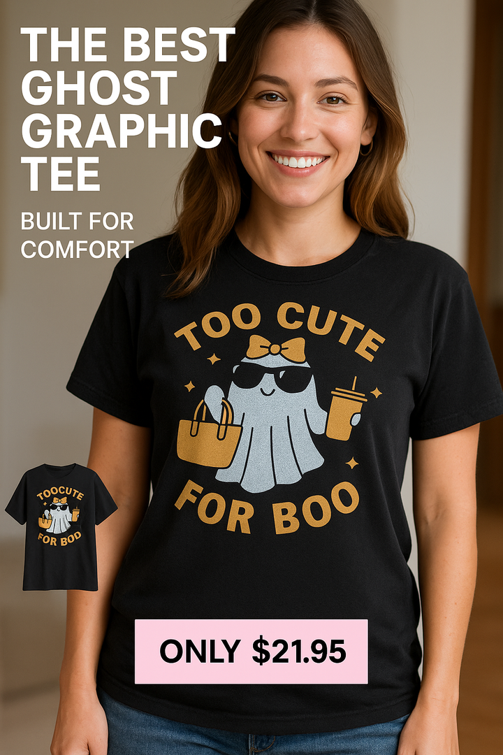 TOO CUTE FOR BOO orange